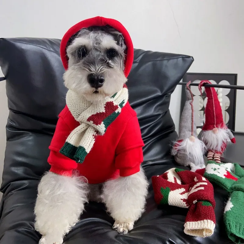 Winter Clothing For Dogs - Dog Apparel Accessories Scarf Adult And
