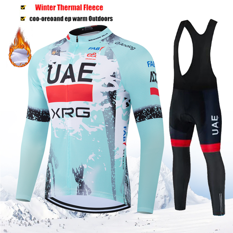 Winter Clothing Uae - UAE Winter Cycling Jersey Set Men