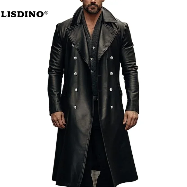 Winter Clothing For Men - Leather Jacket Men Winter Fleece Motorcycle