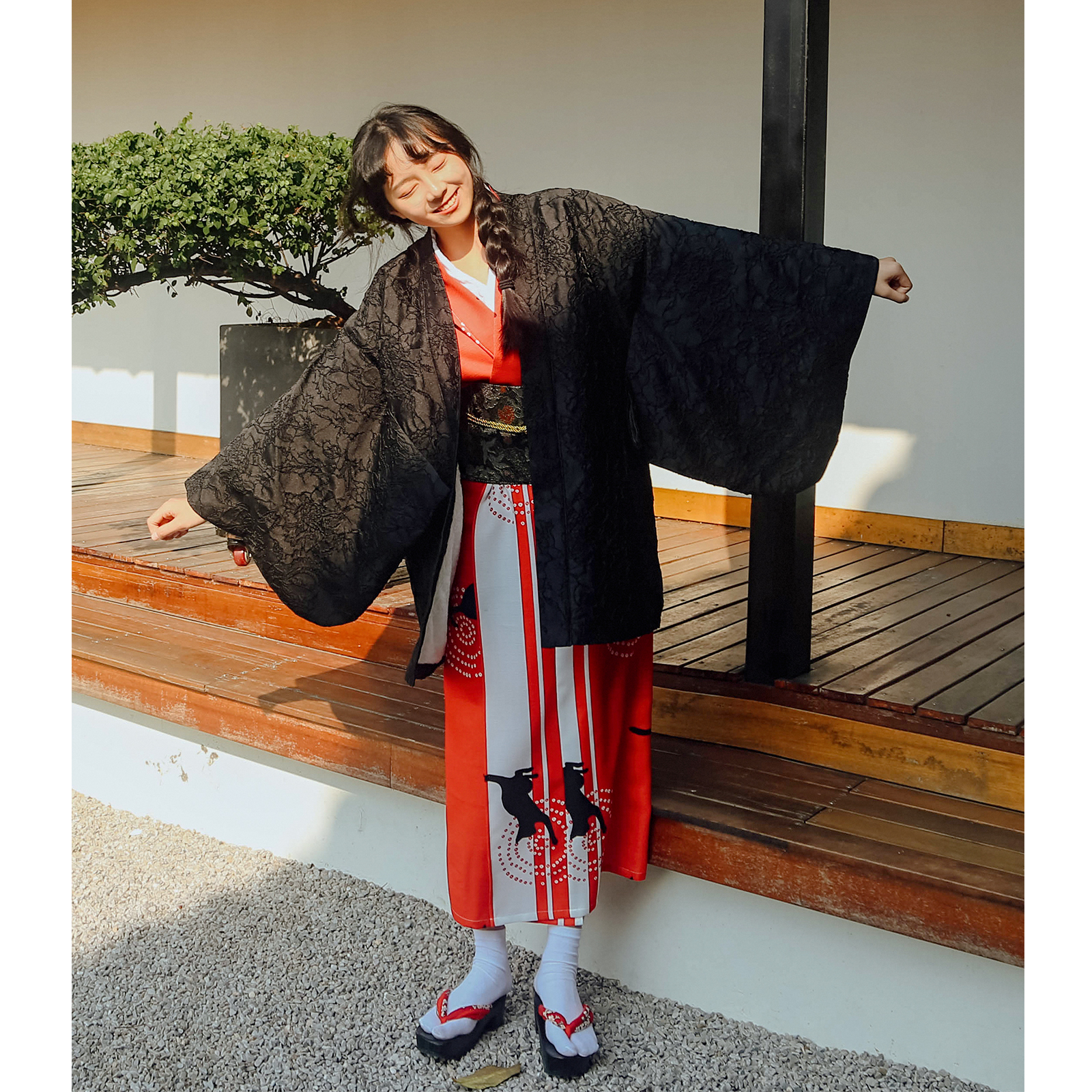 Traditional Winter Japanese Clothing - Women's Japanese Haori Winter Warm Keep