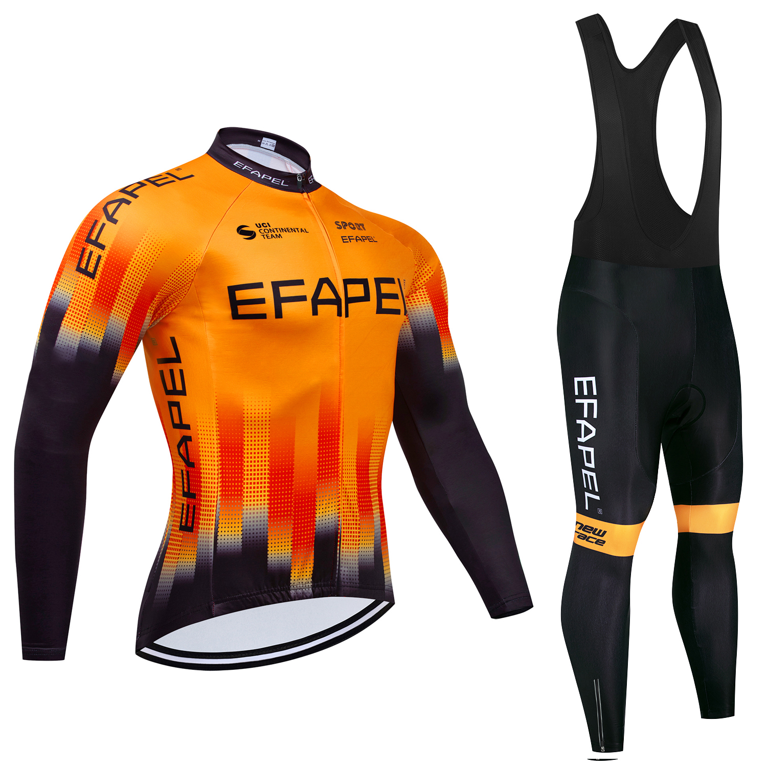 Winter Clothing Uae - Fluor Yellow Cycling Jersey EFAPEL Bike