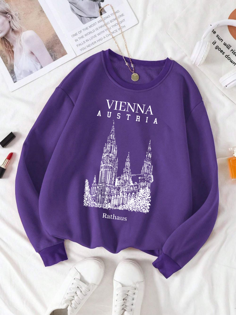 Vienna Austria Rathaus Print W - Winter Clothing Vienna incelemesi ve fiyatı