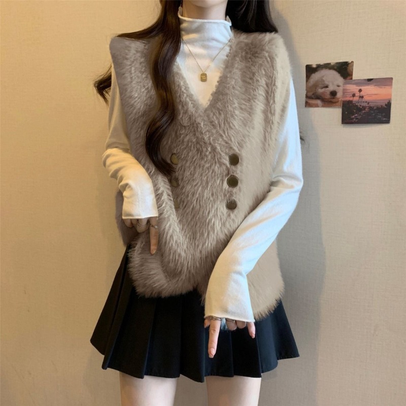 Knit Vests For Women Cardigan  - Winter Clothing Women Sale incelemesi ve fiyatı