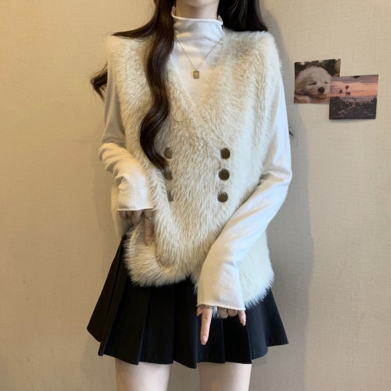 Knit Vests For Women Cardigan  - Winter Clothing Women Sale incelemesi ve fiyatı