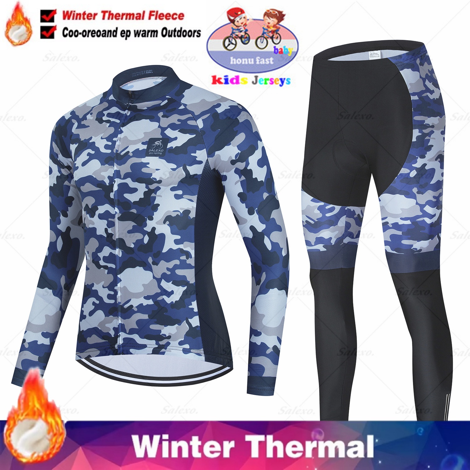 Winter Kids Cycling Jersey Set - Winter Clothing Kids Sale incelemesi ve fiyatı
