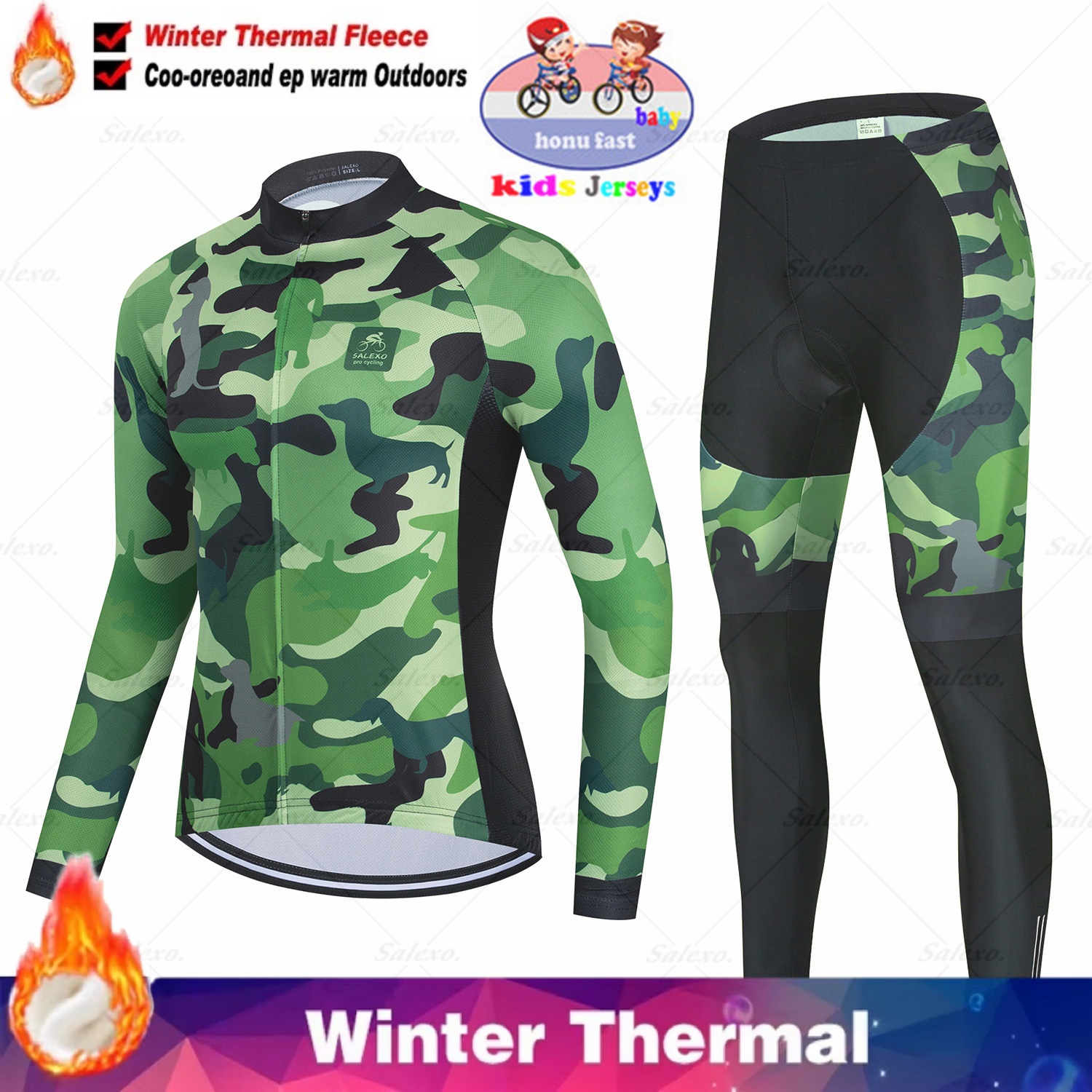 Winter Kids Cycling Jersey Set - Winter Clothing Kids Sale incelemesi ve fiyatı