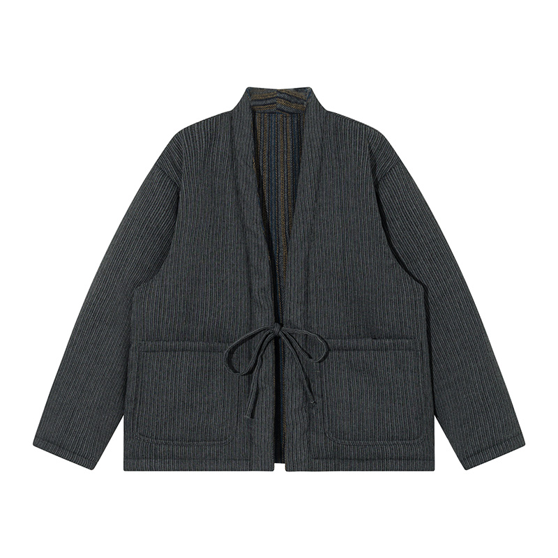 Japanese Style Striped Kimono  - Traditional Winter Japanese Clothing incelemesi ve fiyatı