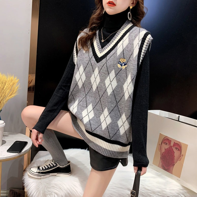 Red Knit Vests for Women Sleev - Winter Clothing Offer incelemesi ve fiyatı