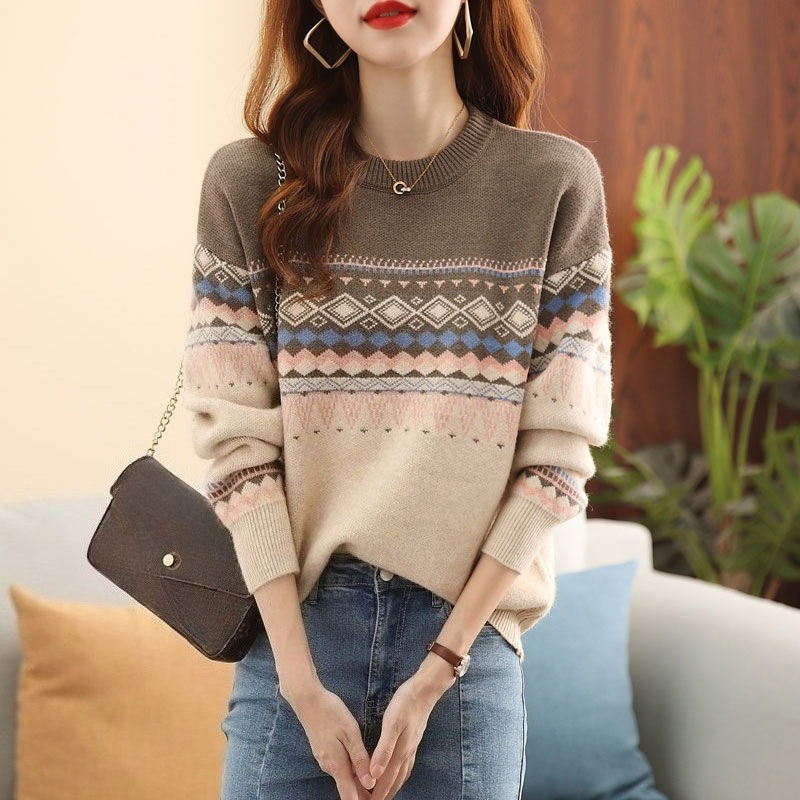 Round O Neck Ladies Pullovers  - Winter Clothing Women Sale incelemesi ve fiyatı