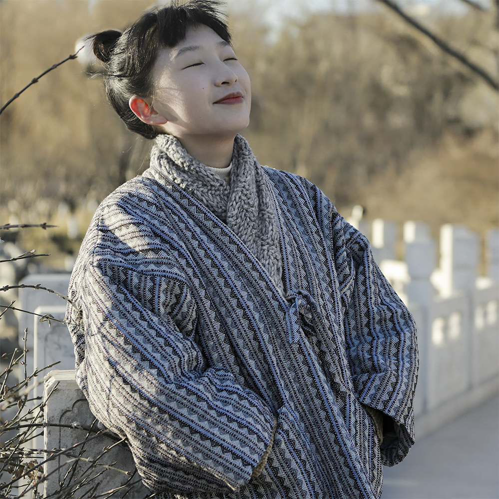 Retro Style Women's Winter Cot - Traditional Winter Japanese Clothing incelemesi ve fiyatı