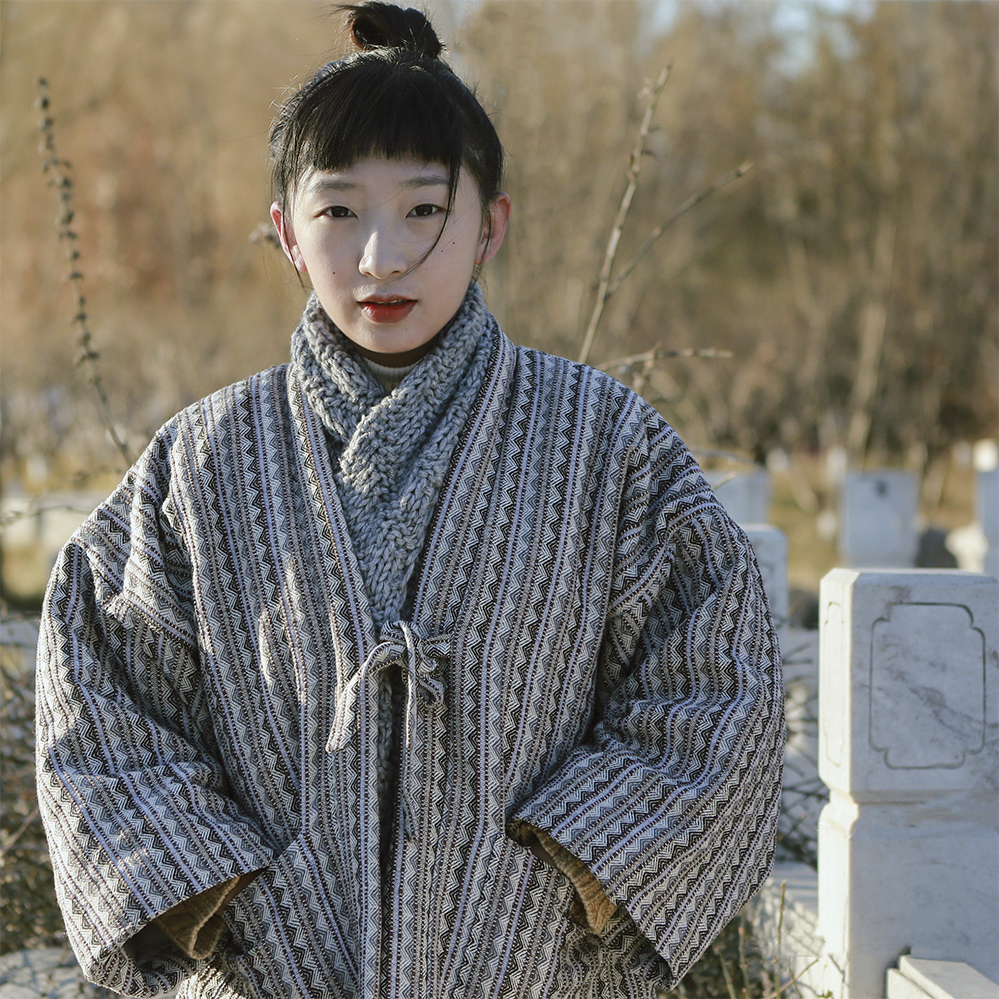 Retro Style Women's Winter Cot - Traditional Winter Japanese Clothing incelemesi ve fiyatı