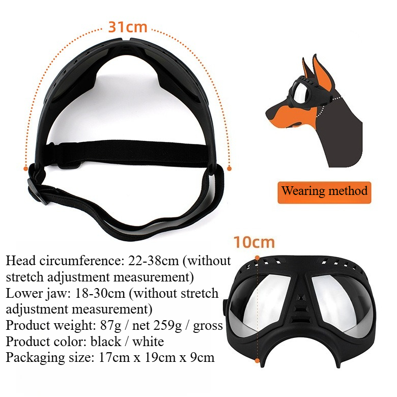 Pet Glasses for Medium Large-s - Snow Goggle Uv incelemesi ve fiyatı