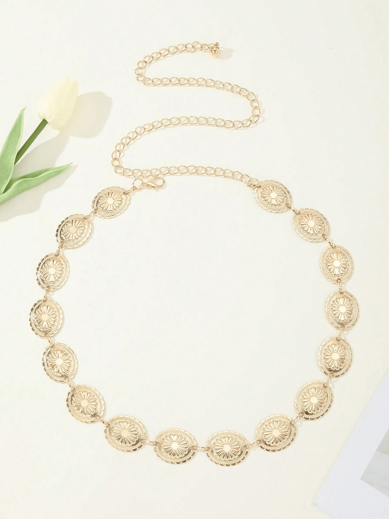 1PC Western Chain Belt Body Ch - Winter Clothing Ideas incelemesi ve fiyatı