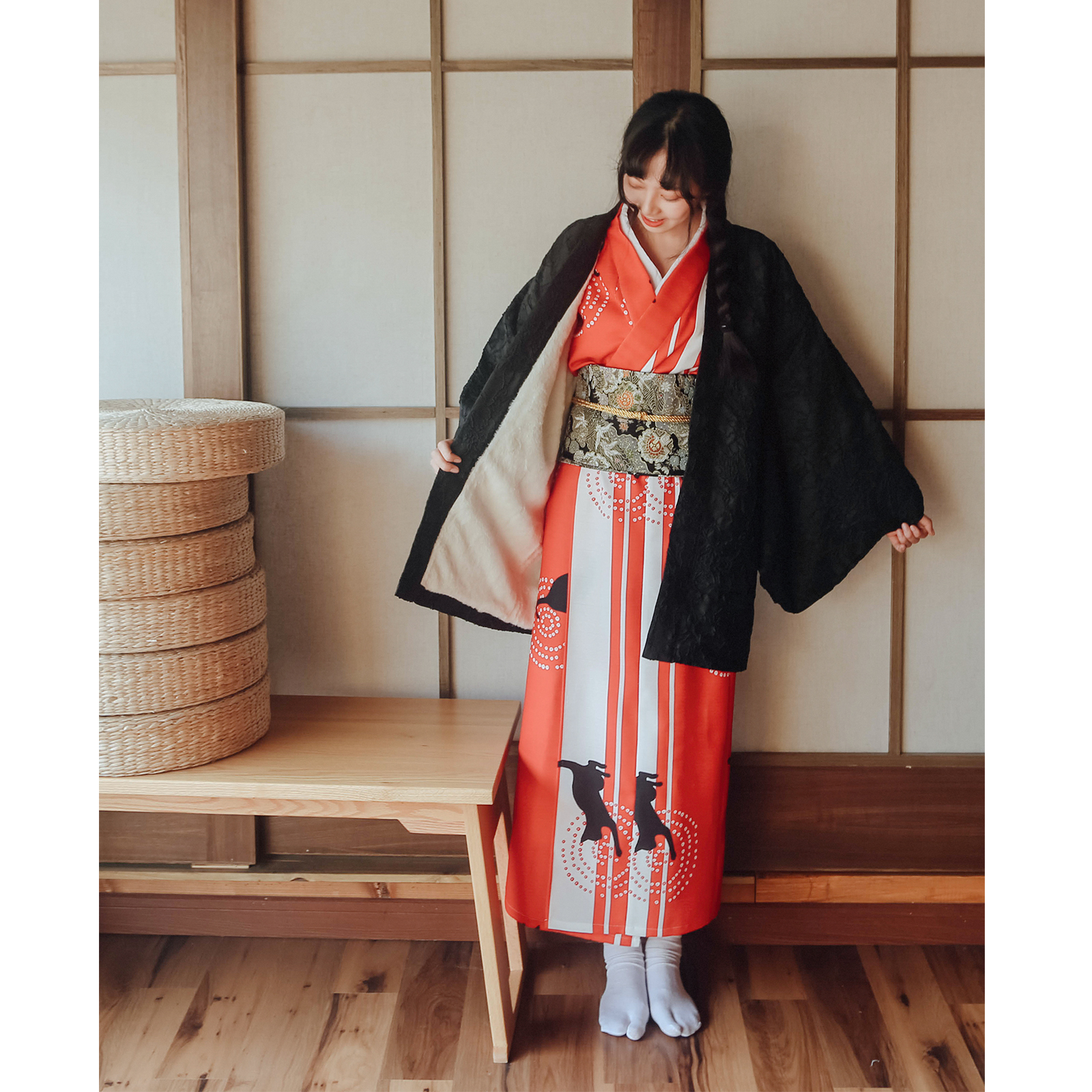 Women's Japanese Haori Winter  - Traditional Winter Japanese Clothing incelemesi ve fiyatı