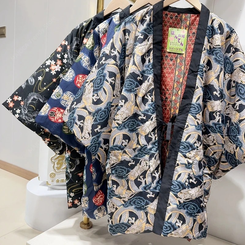 Winter Hanten Coats for Men Wo - Traditional Winter Japanese Clothing incelemesi ve fiyatı