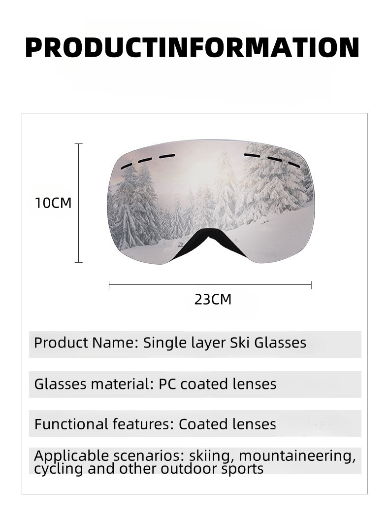 Snow glasses Men Women Outdoor - Snow Goggle Uv incelemesi ve fiyatı