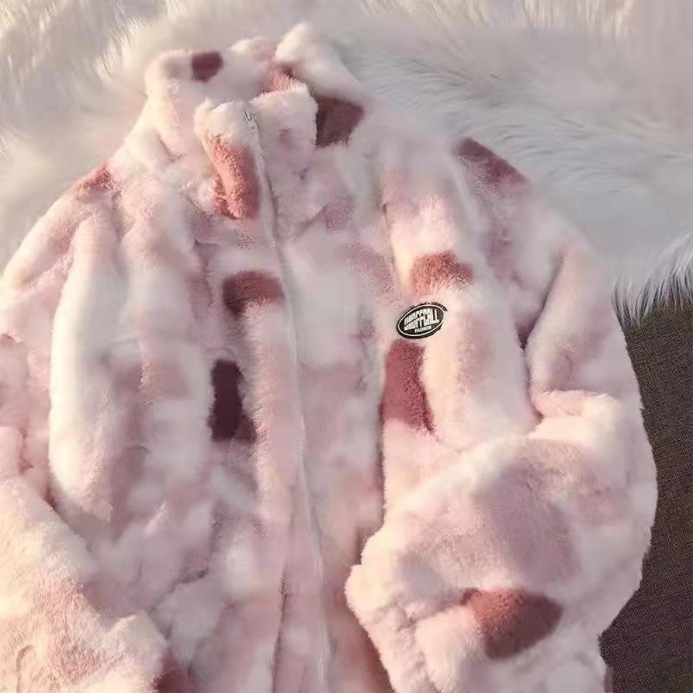 New Women's Tie Dye Lamb Fleec - Winter Clothing Offer incelemesi ve fiyatı