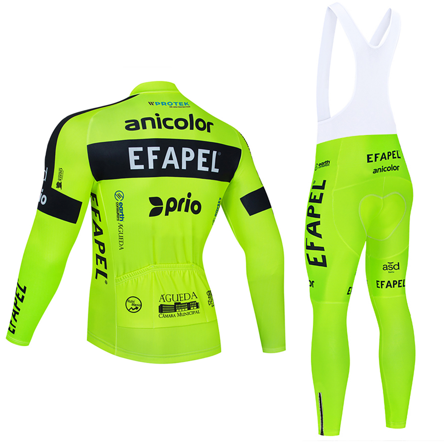Fluor Yellow Cycling  Jersey E - Winter Clothing Uae incelemesi ve fiyatı