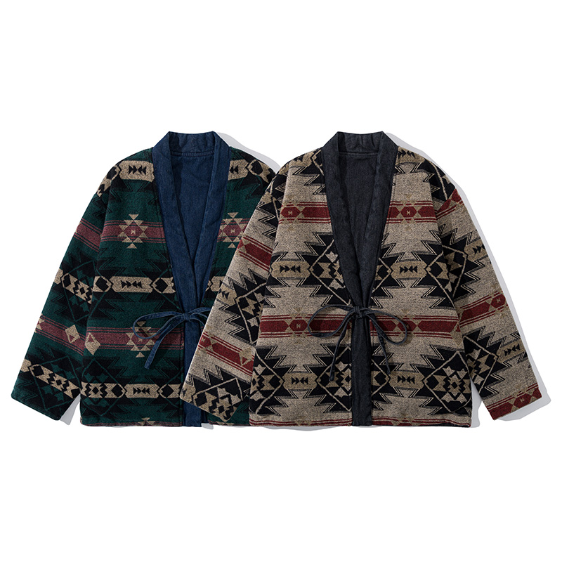 Fashion Vintage Reversible Coa - Traditional Winter Japanese Clothing incelemesi ve fiyatı