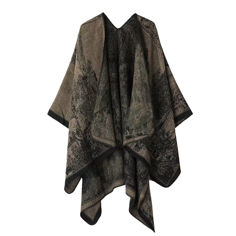 Printed Knitted Shawl for Wome - Winter Clothing Ideas incelemesi ve fiyatı