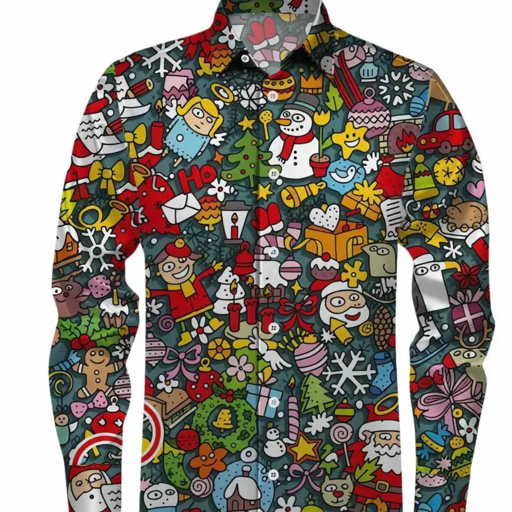Men's Long-Sleeved Christmas P - Winter Clothing Ideas incelemesi ve fiyatı