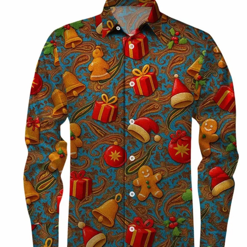 Men's Long-Sleeved Christmas P - Winter Clothing Ideas incelemesi ve fiyatı
