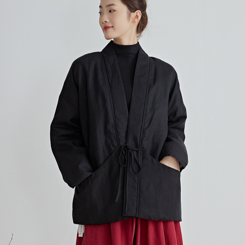 Chinese Style Cotton Outwear B - Traditional Winter Japanese Clothing incelemesi ve fiyatı