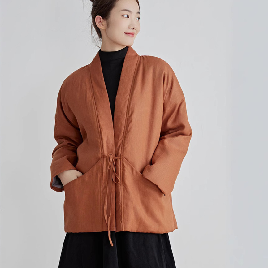 Chinese Style Cotton Outwear B - Traditional Winter Japanese Clothing incelemesi ve fiyatı