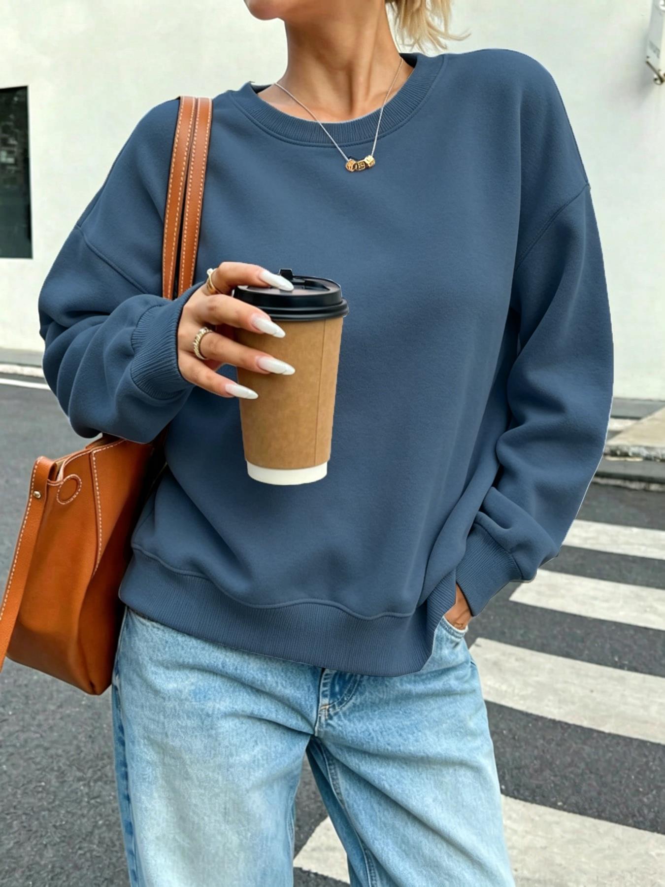 Solid Women's Casual Sweatshir - Winter Clothing Women Sale incelemesi ve fiyatı