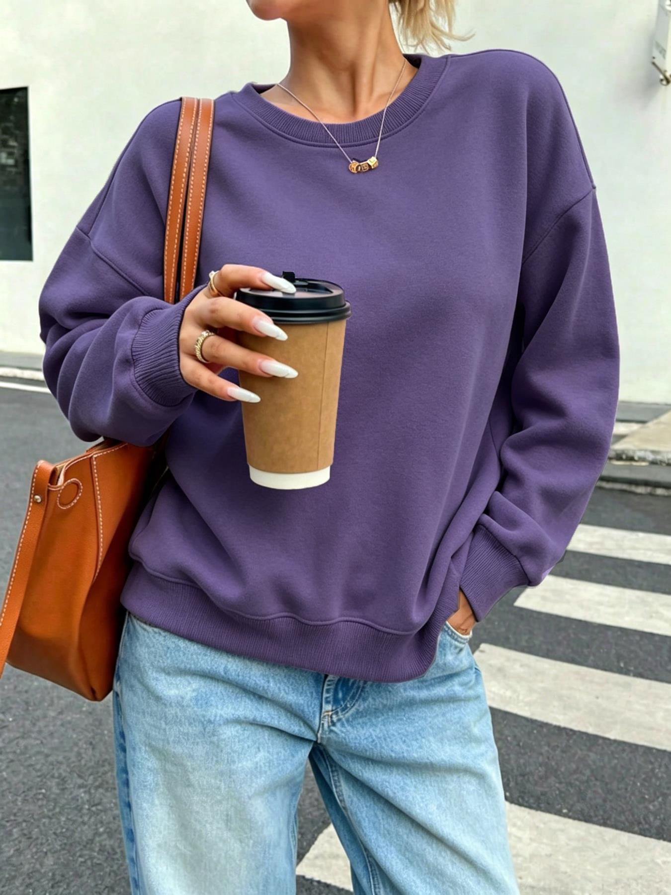 Solid Women's Casual Sweatshir - Winter Clothing Women Sale incelemesi ve fiyatı