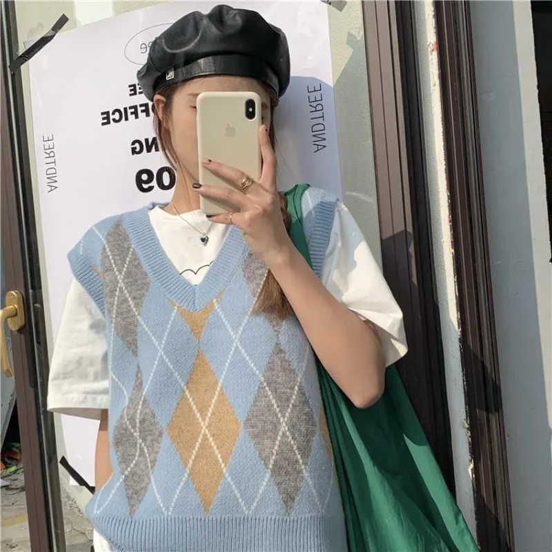 Knit Vests for Women V-Neck Pu - Winter Clothing Women Sale incelemesi ve fiyatı
