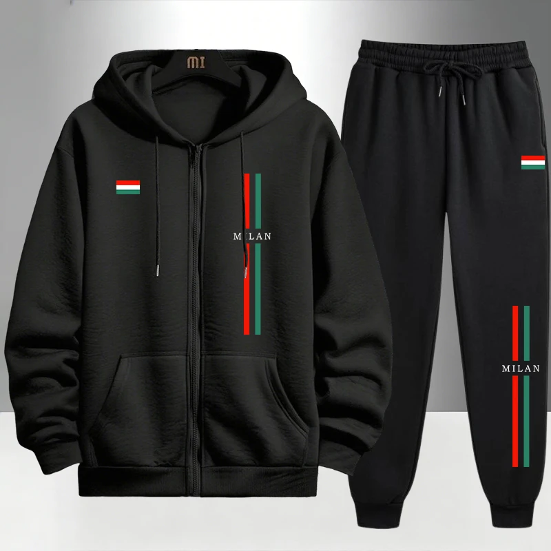 2026 Italy Printed Men's Set Z - Winter Clothing For Men incelemesi ve fiyatı
