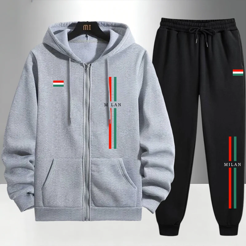 2026 Italy Printed Men's Set Z - Winter Clothing For Men incelemesi ve fiyatı