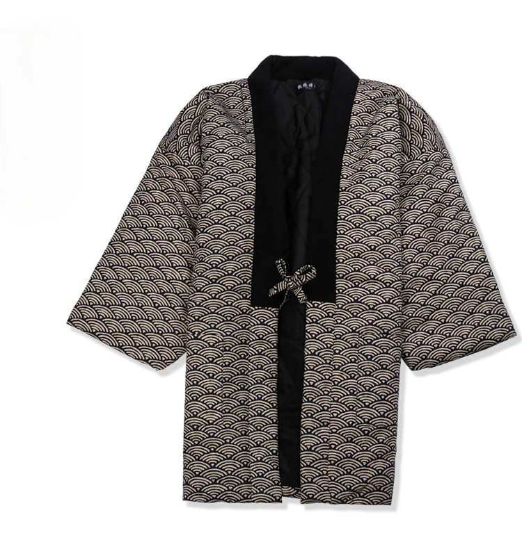 Hanten Jacket Men Padded Cotto - Traditional Winter Japanese Clothing incelemesi ve fiyatı