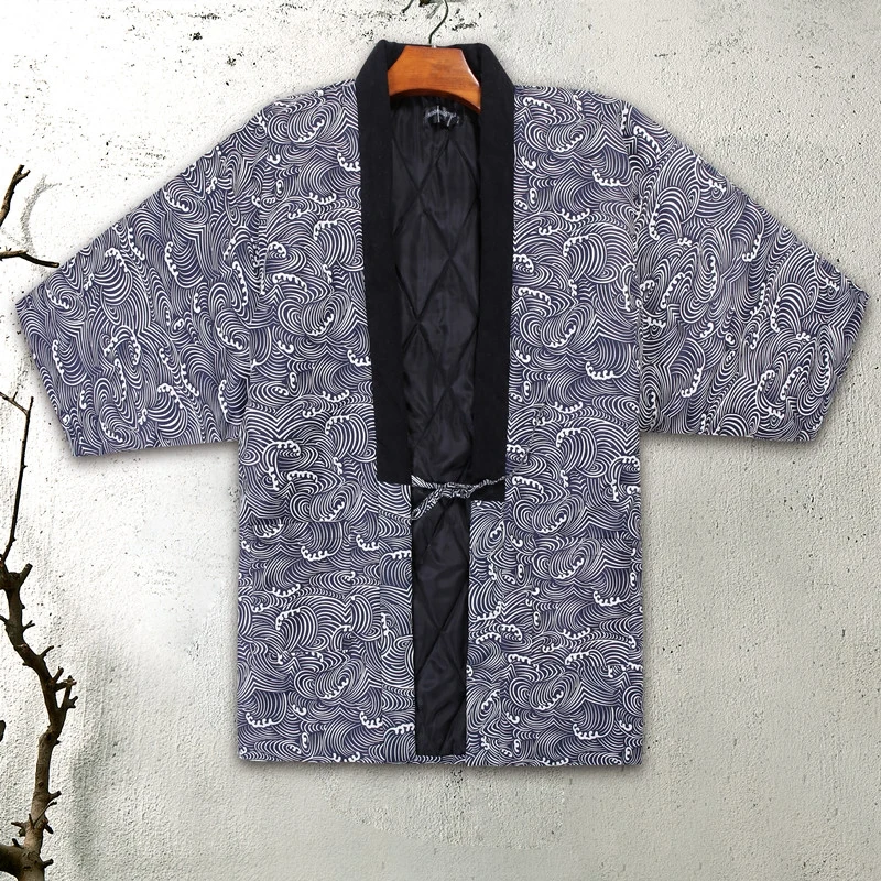 Hanten Jacket Men Padded Cotto - Traditional Winter Japanese Clothing incelemesi ve fiyatı