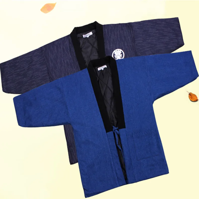 Hanten Jacket Men Padded Cotto - Traditional Winter Japanese Clothing incelemesi ve fiyatı